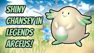 Finding a Shiny Chansey in Pokemon Legends Arceus shorts [upl. by Lamaaj]