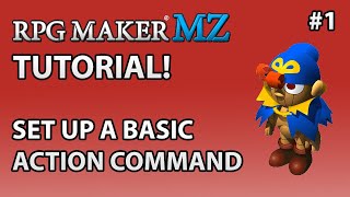 RPG Maker MZ Tutorial How to Set Up a Basic Action Command [upl. by Lisan784]