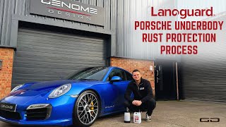 GENOME DESIGN PORSCHE  LANOGUARD UNDERBODY RUST PROTECTION PROCESS [upl. by Lorant]