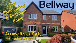 Touring The Philosopher A New Build 4 Bedroom Home by Bellway  House Tour Property Vlog [upl. by Hennie377]