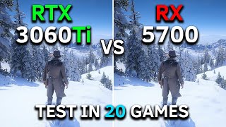 RX 5700 vs RTX 3060 Ti  Test In 20 Games at 1080p  2024 [upl. by Maddalena]