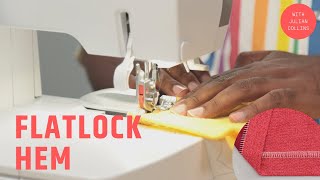 Serger School Flatlock Hem [upl. by Ettore]