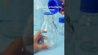 Botol Reagen Reagent Bottle With Blue Cap laboratorium [upl. by Hsotnas886]