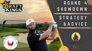 Round 4 Showdown  2024 Olympics Golf  Strategy  DraftKings  Golf Picks  Advice  DFS  LIV  DP [upl. by Anauqaj594]