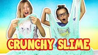 HOW TO MAKE SUPER CRUNCHY SLIME [upl. by Ativoj]