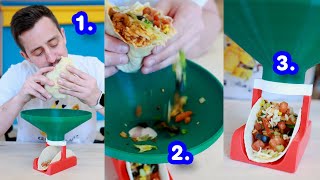 this device turns your burritos into tacos [upl. by Ahtar]