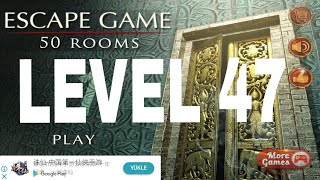 Escape Game 50 rooms 1 Level 47 Walkthrough [upl. by Diannne]