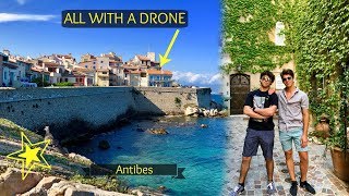 EXPLORING ANTIBES FRANCE OLD TOWN AND MARINA With Drone [upl. by Oirazan959]