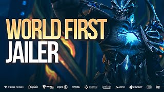 Echo vs Mythic Jailer WORLD FIRST  Sepulcher of the First Ones  WoW Shadowlands [upl. by Dosia436]