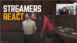 STREAMERS react to Ramee winning Fannys case  GTA rp 40  Nopixel [upl. by Ody]