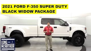 2021 BLACK WIDOW F350 SUPER DUTY COMPLETE GUIDE [upl. by Rudich]