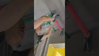 Installation process of roof water pipes [upl. by Oirramed927]