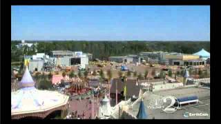 Time Lapse Shows Disneys New Fantasyland Construction [upl. by Melinda]