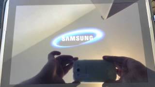 Samsung Galaxy Note 101 VS Galaxy Tab 2 101 ICS bootanimation [upl. by Najib]