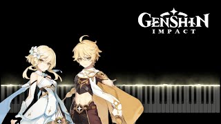 Genshin Impact  We Will Be Reunited  Story Teaser OST Piano Arr by WatchMe ID [upl. by Bohrer]