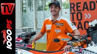 Matthias Walkner über die Rallye Dakar 2015  KTM Pressekonferenz [upl. by Kerwinn]