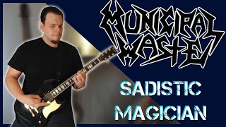 Municipal Waste  Sadistic Magician Guitar Cover [upl. by Las317]