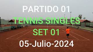 TDyMAS Tennis Singles  SET 01  05Julio2024 [upl. by Gerek]