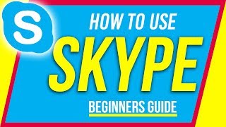 How to Use Skype  Beginners Guide [upl. by Ecnarretal132]