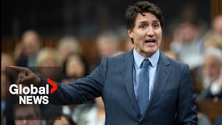 quotCall them out on their crapquot Trudeau accuses Conservatives of making homophobic remark [upl. by Reade]