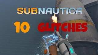 10 Glitches Subnautica Speedrunners Use [upl. by Erline]