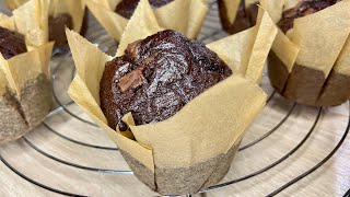 MUFFINS CHOCOLAT ULTRA MOELLEUX [upl. by Nonez]