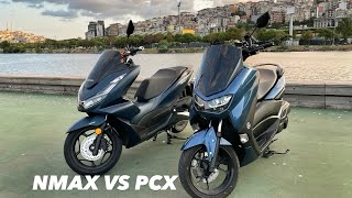 Yamaha NMAX 155 ve Honda PCX 125 Karşılaştırma Hangisini Almalısınız [upl. by Doownel]