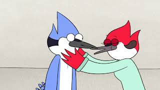 Regular Show  Margaret Leaves The Airport And Kisses Mordecai [upl. by Aigneis813]