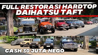 HARGA MULAI 30 JT MOBIL JEEP BEKAS MURAH FULL RESTORASI TERBAIK TOYOTA HARDTOP DAIHATSU TAFT ROCKY [upl. by Bozuwa]