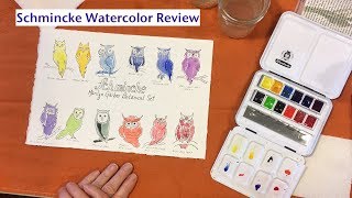 Schmincke Watercolor Review [upl. by Marpet]