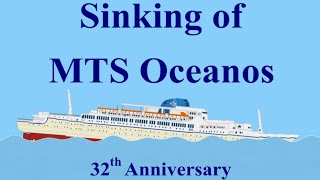 Floating SandboxSinking of MTS Oceanos 32th Anniversary [upl. by Agnizn413]