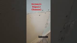 drywall repair channel how to patch wall patching hole in wall [upl. by Zurn]