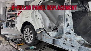 Nissan SYLPHY Side Collision Restoring to Factory Standards！ [upl. by Oler877]