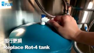 ROT4 installation｜Water Pressure tank RO Tank ROplus｜Aquasky [upl. by Islehc]