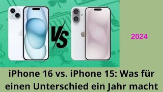 iPhone 16 vs iPhone 15 Was für einen Unterschied ein Jahr macht [upl. by Oman989]