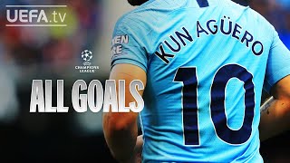 SERGIO AGÜERO ALL UCL GOALS [upl. by Cariotta883]