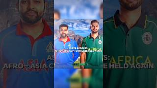 Afro Asia cup happening again 🔥 cricket afroasiacup viratkohli rohitsharma babarazam [upl. by Ferino]