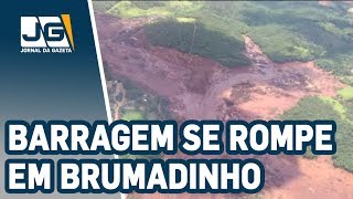 Barragem da Vale se rompe em Brumadinho em MG [upl. by Libbie]