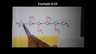 Nomenclature of Branched Alkanes  03 [upl. by Jet]