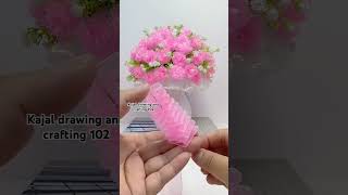 Fite se bnaye flower pot🍯youtube short video viral shortcrafting floweryoutubeshorts video💞 [upl. by Ahser513]