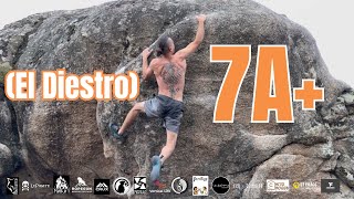 El Diestro 7A  Torrelodones Boulder  Sector Diestro Bajo [upl. by Esbenshade]