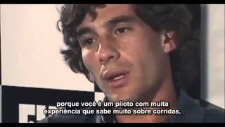 Ayrton Senna e Jackie Stewart Discutem em Entrevista [upl. by Odranoel]