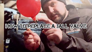 How to replace a ball cock ball valve in the loft [upl. by Ecnarual627]