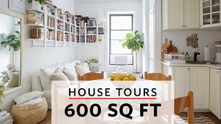 A Family of Five’s 600 Square Foot Apartment  House Tours [upl. by Carpenter418]