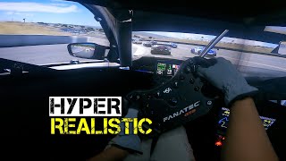 HYPER REALISTIC ASSETTO CORSA COMPETIZIONE  MY FIRST RACE AT LAGUNA SECA  TRIPLE MONITOR SETUP [upl. by Maddie]