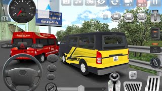 Minibus Simulator  City Bus Driving Gameplay  Bus Game Android Gameplay [upl. by Rehpretsirhc]