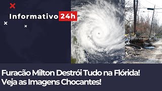 Furacão Milton Tornado Devastador na Flórida  12 Milhões em Alerta [upl. by Moina]