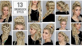 13 Easyish Dreadlock Styles [upl. by Auric243]