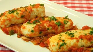 Receta fácil y rápida de merluza con tomate [upl. by Pavla723]