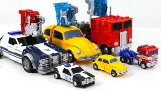 Transformers Bumblebee Energon Igniters Speed Nitro Bumblebee Barricade Optimus Prime Car Robot Toys [upl. by Eatnoled]